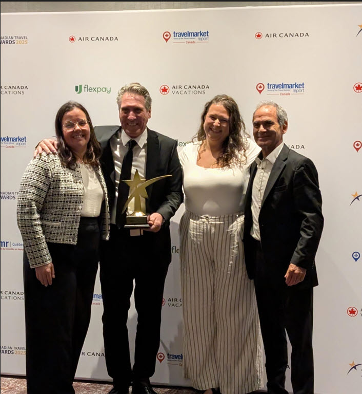 Chronique SOFTVOYAGE  Votée « Meilleure entreprise de technologie du voyage au Canada